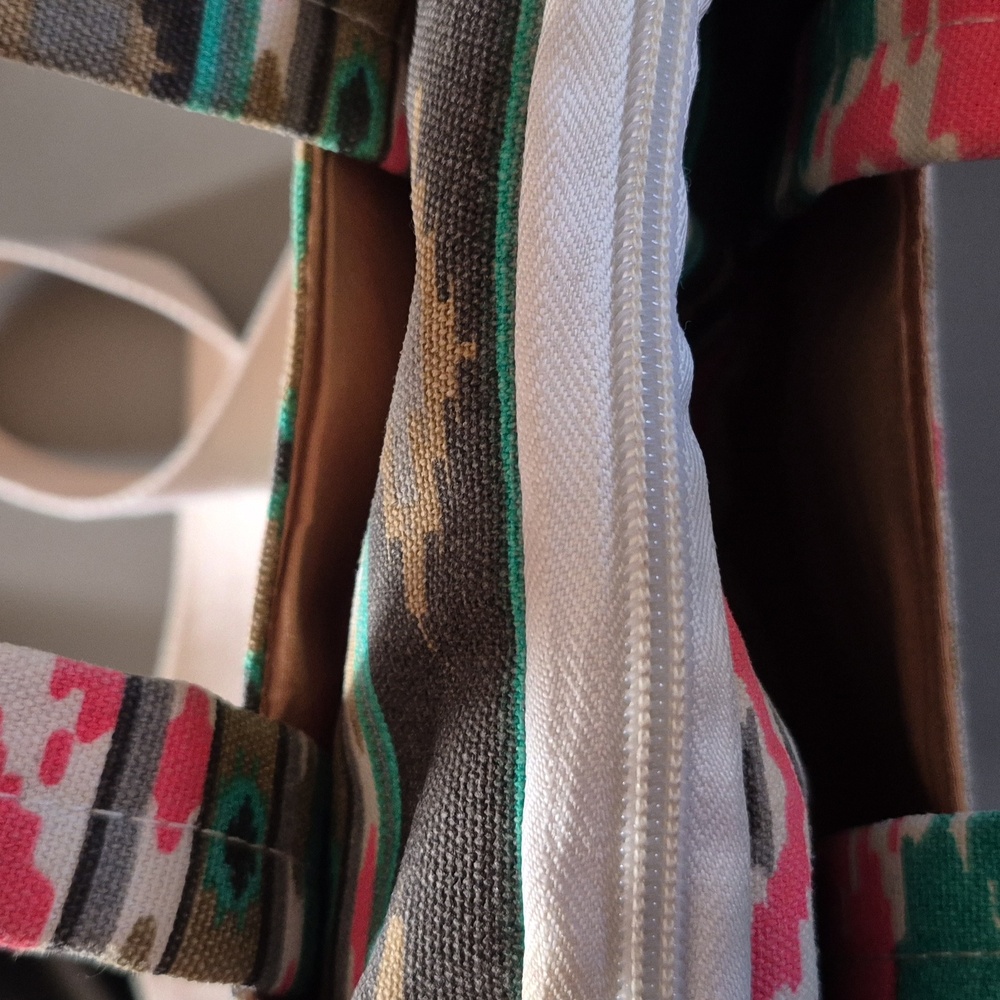 Colorful Geometric Patterned Bag - Picture 6 of 6